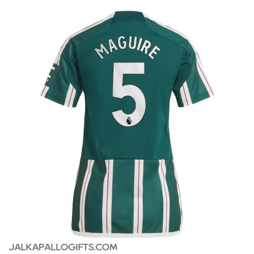 Manchester United Harry Maguire #5 Vieraspaita Naiset 2023-24 Lyhythihainen